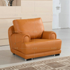 Living Room European Design Ivory Leather Sofa