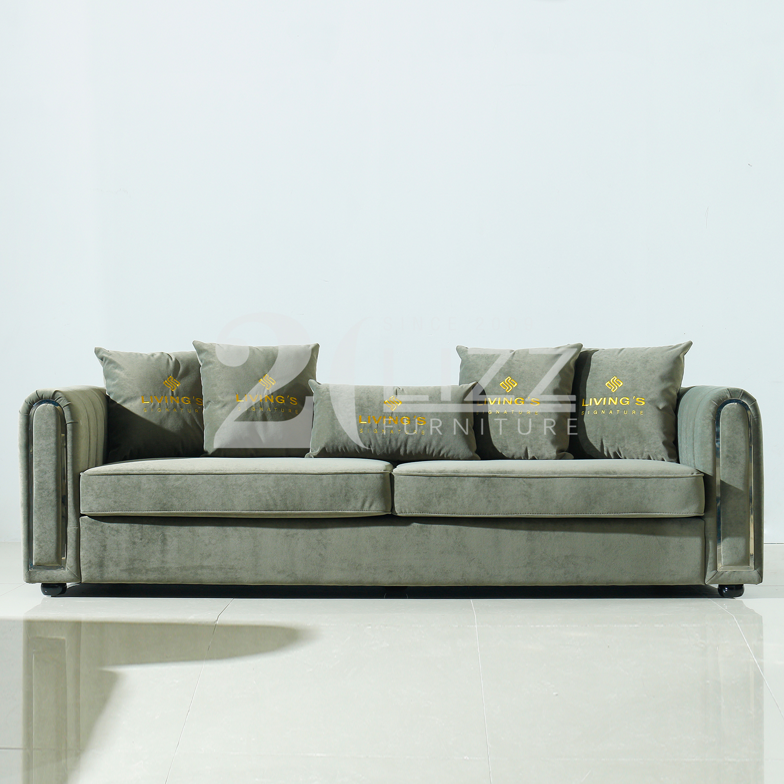Wholesale Foshan Sofa Furniture Fabric Lounge Suite