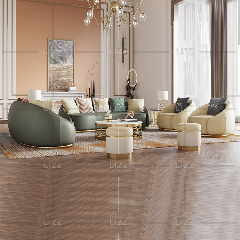 Luxury Living Room Unique Leather Sofa