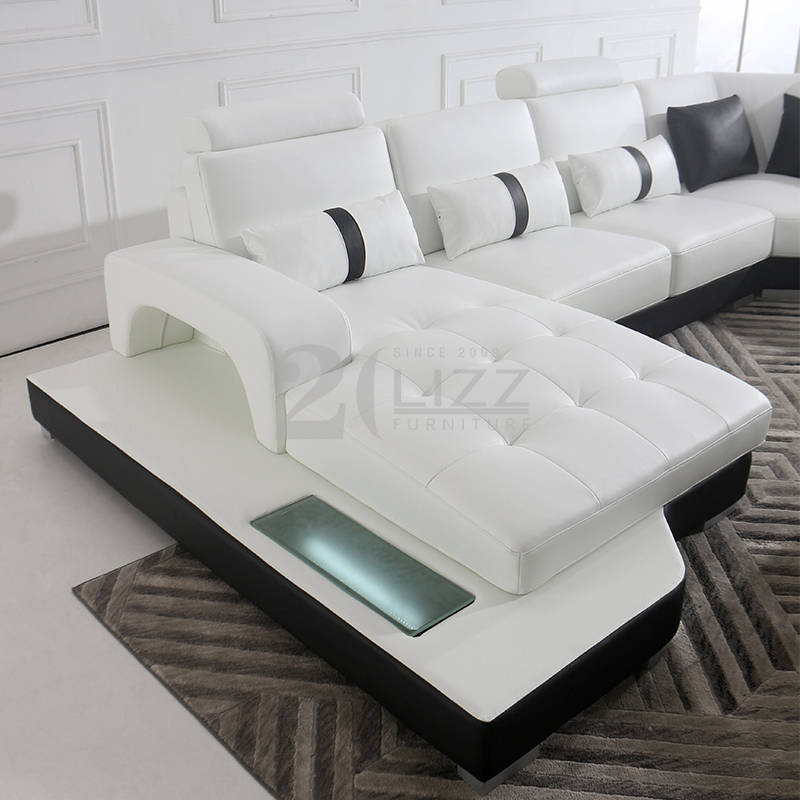 Leisure Comfortable Led Sectional Sofa with Storage