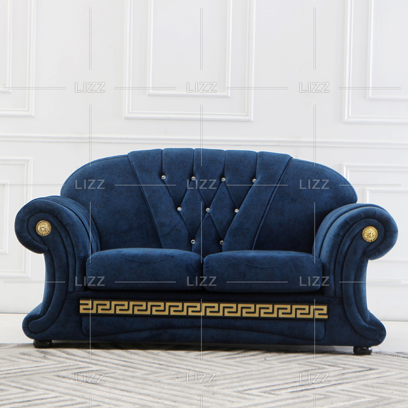 Hot Sale Chesterfield Wooden Fabric Sofa