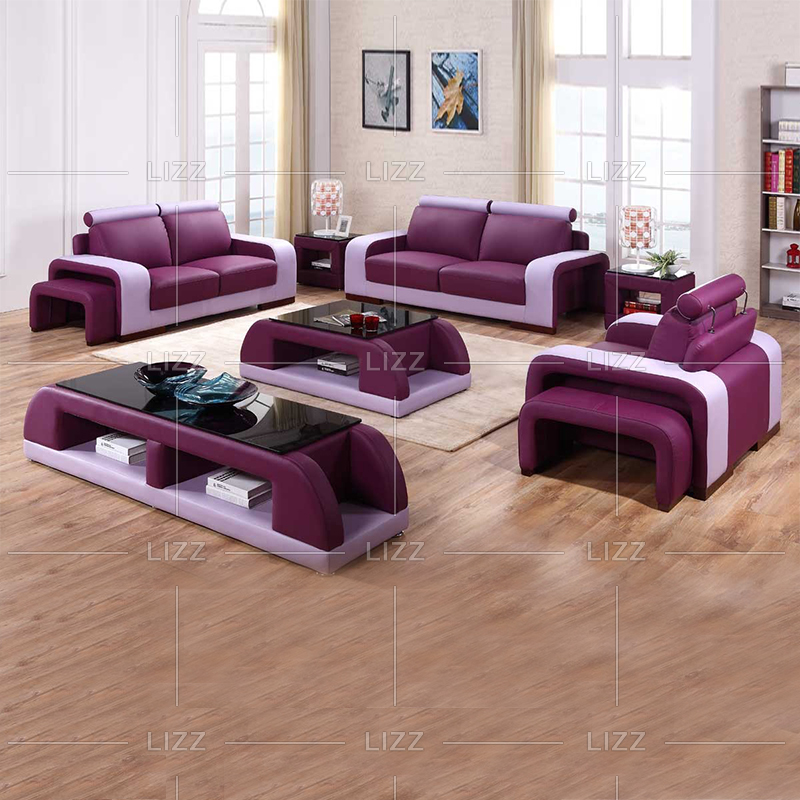 Furniture Set Leisure High Quality Leather Sofa
