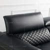 Contemporary Unique Living Room Leather Sofa