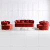Traditional Small light Red Living Room Sofa