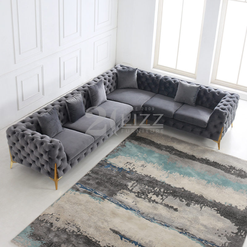 Luxury Corner High Quality Fabric Sofa