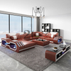 Couch Cloth Led Sectional Sofa with Table