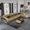 Home Canvas Led Sectional Sofa for Tight Space