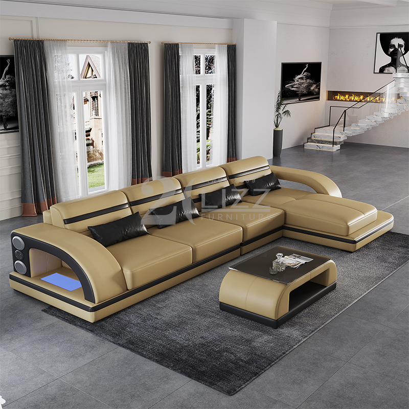 Home Canvas Led Sectional Sofa for Tight Space from China manufacturer