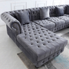 Home European Design Grey Fabric Sofa